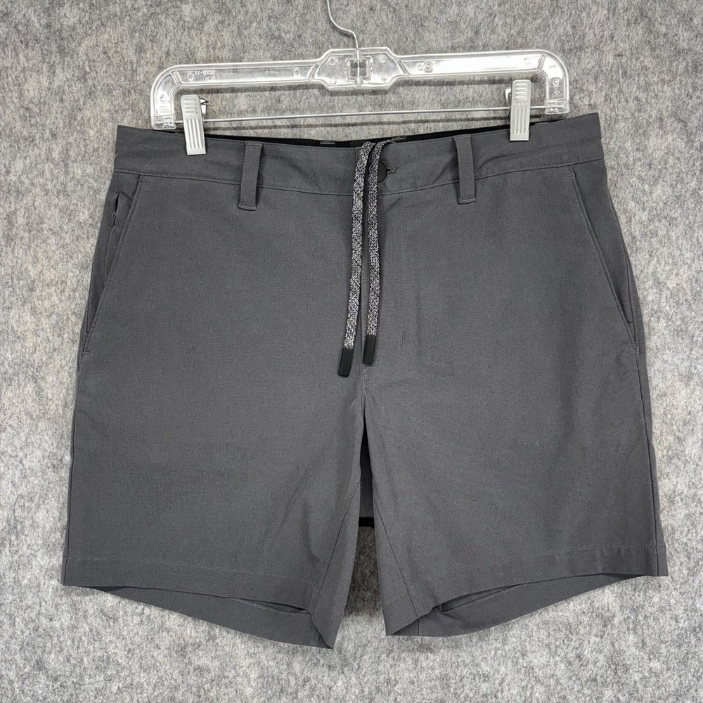 Proof Equator Hybrid Short Men's 31 x 7 Drawstring Stretch Travel Gray Huckberry